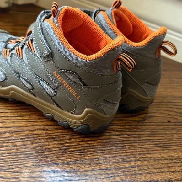 Merrell Kids' Sneakers in Gray and Orange - Picture 2 of 5